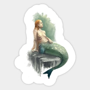 Plumpy mermaid Sticker
